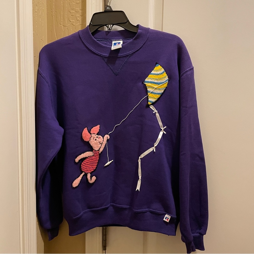 Vintage handmade Piglet crew neck sweatshirt